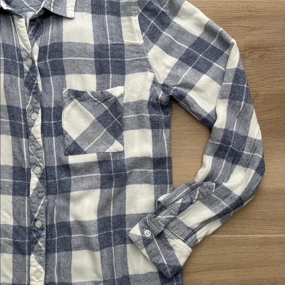 Rails - Hunter Plaid Flannel Button Down - Picture 4 of 14